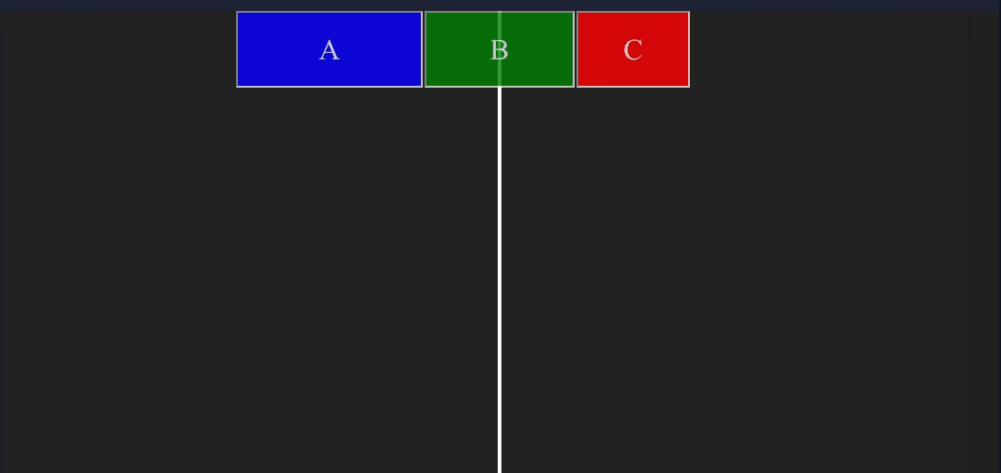 Centering rows around a specific element using React